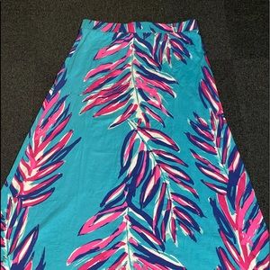 Lilly Pulitzer maxi skirt super pretty colors